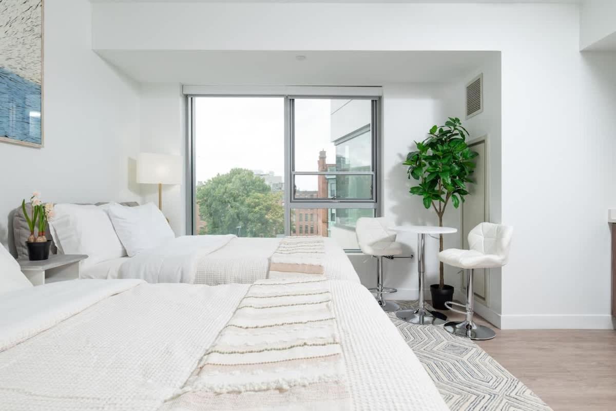 Apartment Lux 2xqueen Beds Gym Near Mit Harvard *